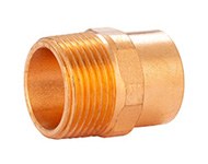 1 Copper x Male 90° Elbow