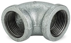 1-1/4 Galv 90° Elbow Domestic