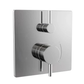 TOTO TBV02802U#CP Pressure Balance Valve with Diverter Trim - Square