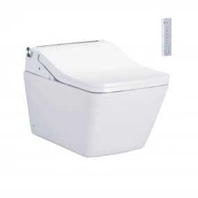 TOTO CWT4494549CMFGA#MS SP WASHLET®+ SW Wall-Hung Toilet - 1.28 GPF & 0.9 GPF - Auto Flush