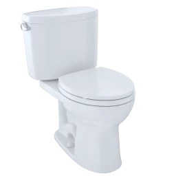 TOTO CST453CEFG#01 Drake® II Two-Piece Toilet, Round Bowl, 1.28 GPF
