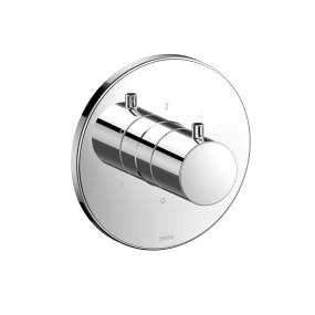 TOTO TBV01102U#CP Three-way Diverter Trim with Off - Round